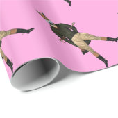 Vintages Fuchs-Jagdpapier Geschenkpapier (Rolleneckpunkt)