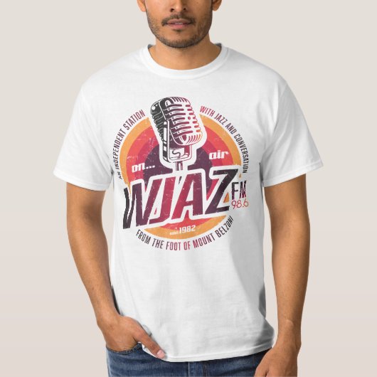Vintages Funkdesign WJAZ T - Shirt (Vorderseite)