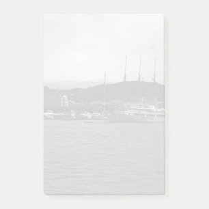 Vintages Fürstentum Monaco Der Hafen 1970 Post-it Klebezettel