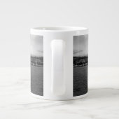 Vintages Fürstentum Monaco Der Hafen Jumbo-Tasse (Rückseite)