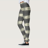 Vintages Fürstentum Monaco Der Hafen Leggings (Links)