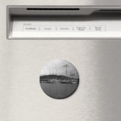 Vintages Fürstentum Monaco Der Hafen Magnet (In Situ (Geschirrspüler))
