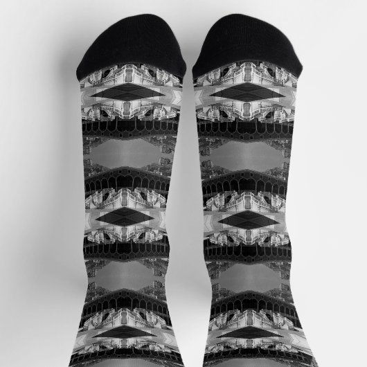 Vintages Fürstentum Monaco Palast Hof Socken (Oben)