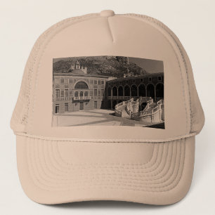 Vintages Fürstentum Monaco Palast Hof Truckerkappe