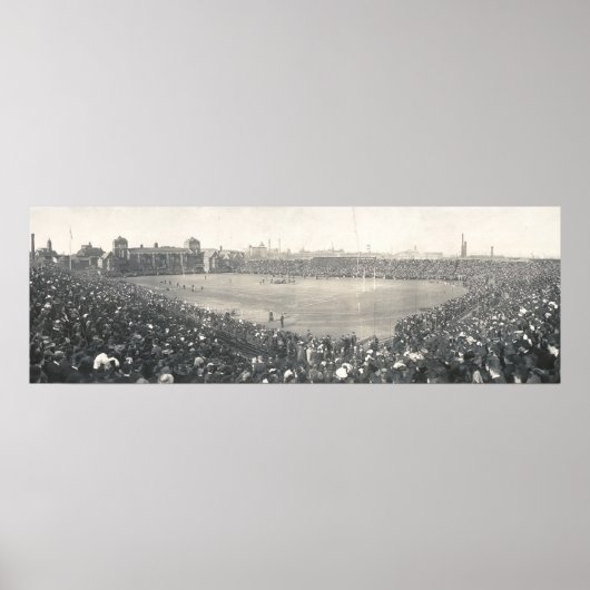 Vintages Fußballarmee Schwarz-weißes Poster (Vorne)