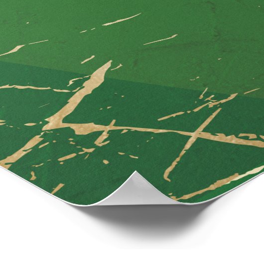 Vintages Fußballplakat Poster (Ecke)