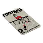 Vintages Fußballprogramm Magnet (Rechte Seite)
