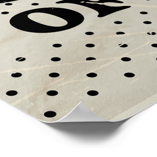 Vintages Fußballprogramm Poster (Ecke)