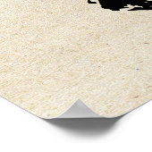 Vintages Fußballspiel 1942 Poster (Ecke)