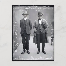 Vintages Gangster-Kriminalpolizei-Mugshot-Foto Postkarte