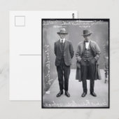 Vintages Gangster-Kriminalpolizei-Mugshot-Foto Postkarte (Vorne/Hinten)