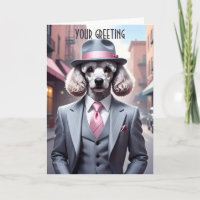 Vintages Gangster Poodle