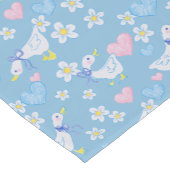 Vintages Gänsemuster Kurzer Tischläufer (Ecke)