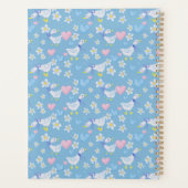 Vintages Gänsemuster Personalisiert Planer (Rückseite)