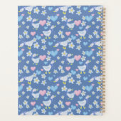 Vintages Gänsemuster Personalisiert Planer (Rückseite)