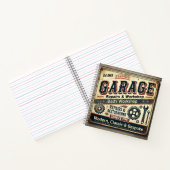 Vintages Garage Spiral Notebook individuell anpass Notizblock (Innenseite)