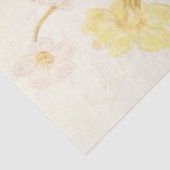 Vintages Garten-Blumenstrauß-Seidenpapier Seidenpapier (Detail)