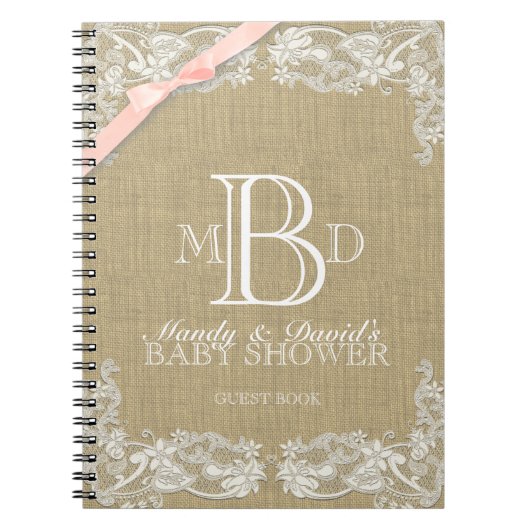 Vintages Gästebuch Notizblock (Vorderseite)