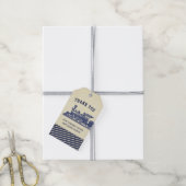 Vintages Gastgeschenk für den Kindergeburtstag Geschenkanhänger (Mit Garn)