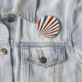 Vintages/gealtertes Flaggen-US Flagge Button (Beispiel)