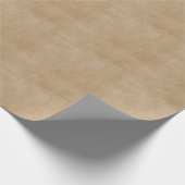 Vintages gealtertes Pergament-Verpackungs-Papier Geschenkpapier (Ecke)