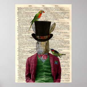 Vintages geändertes poster