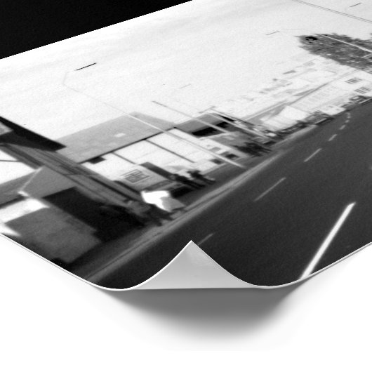 Vintages Gebäude Algerien Algier Poster (Ecke)