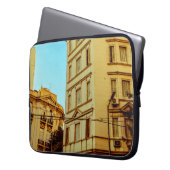 Vintages Gebäude Facadearchitektur, Gebäude, Stadt Laptopschutzhülle (Vorderseite Links)