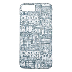 Vintages Gebäude-Muster Case-Mate iPhone Hülle