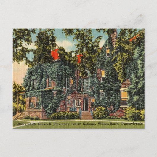 Vintages Gebäude, Wilkes-Barre, Pennsylvania Postkarte (Vorderseite)