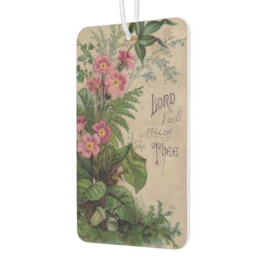 Vintages Gebetsangebot Autolufterfrischer (Links)