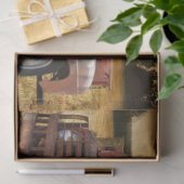 Vintages Gebiet für rote LKW Seidenpapier (Geschenk)