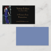 Vintages Gebrauchtwarengeschäft Visitenkarte (Vorne/Hinten)