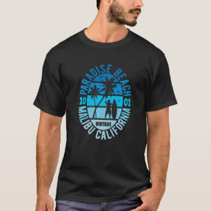 Vintages Geburtsdatum 2002 Malibu Kalifornien T-Shirt