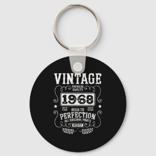 Vintages Geburtstag Jahr 1968 Funny Quotes Retr Schlüsselanhänger