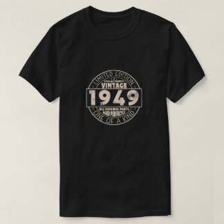 Vintages Geburtstagsgeschenk 1949 T-Shirt