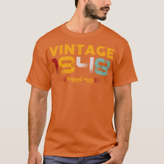 Vintages Geburtstagsgeschenk der Original-Ersatzte T-Shirt
