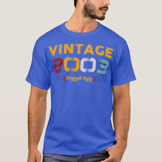 Vintages Geburtstagsgeschenk der Originalteilefami T-Shirt