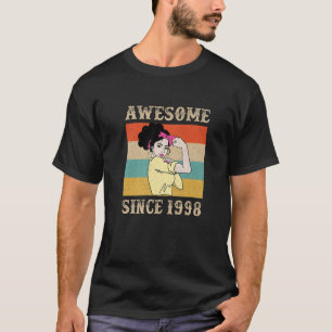 Vintages Geburtstagsgeschenk für Frauen 1998 - 24  T-Shirt
