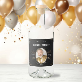 Vintages Geburtstagsgeschenk im Alter von 50 Jahre Alkoholflaschenetikett