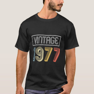 Vintages Geburtstagsgeschenk von 1977 T-Shirt