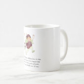 Vintages Gedicht Frucht Rhyme BlackBerry Children Kaffeetasse (VorderseiteRechts)