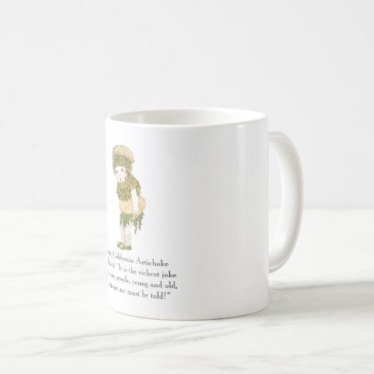 Vintages Gedicht Kaffeetasse (VorderseiteRechts)