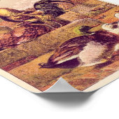 Vintages Geflügel Poster (Ecke)