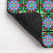 Vintages Gefühl - abstraktes Design - Mosaikfliese Mousepad (Ecke)