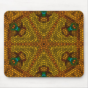 Vintages Gefühl - komplizierte, abstrakte Design-F Mousepad