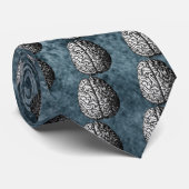 VINTAGES GEHIRN ZEICHNEND KRAWATTE (Gerollt)