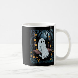 Vintages Geisterschwingen in Forest Night Hallowee Kaffeetasse