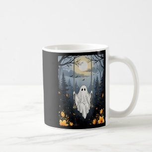 Vintages Geisterschwingen in Forest Night Hallowee Kaffeetasse