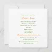 Vintages gelbes Brautparty Einladung (Vorderseite)